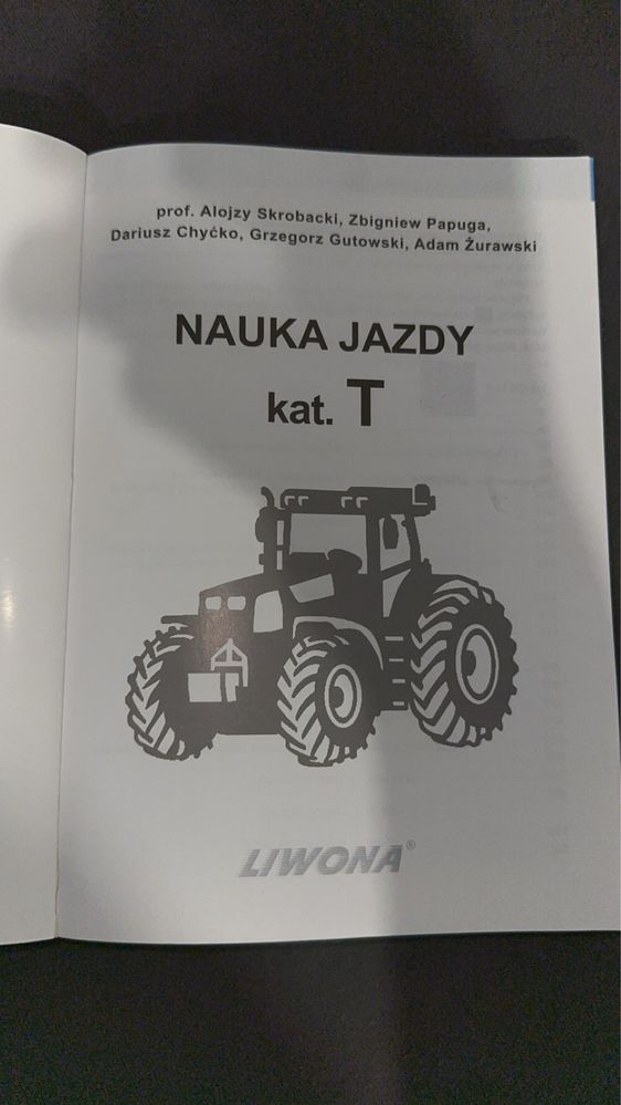 Książka/Podręcznik do nauki na Kat. T/B - Nowa