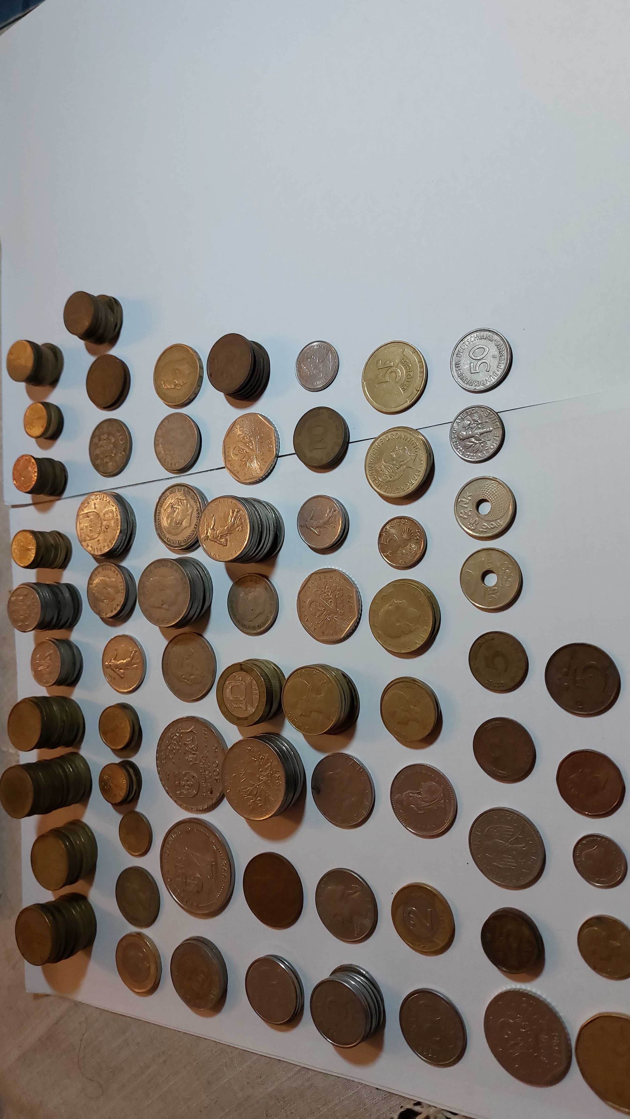 Vendo lote completo Varias Moedas antigas