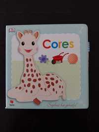 livro: “Cores”, da coleção Sophie La Girafe