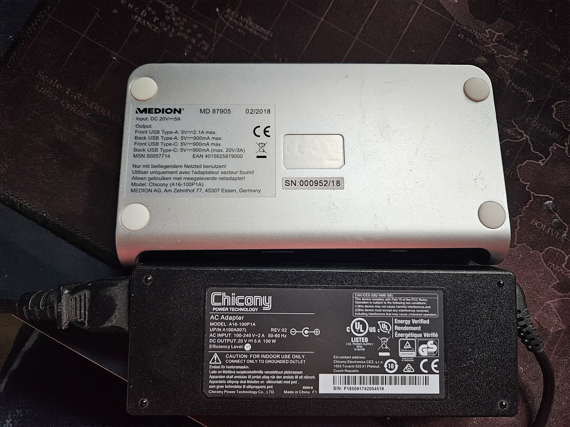 medion md 87905 stacja dokująca hdmi Display port
