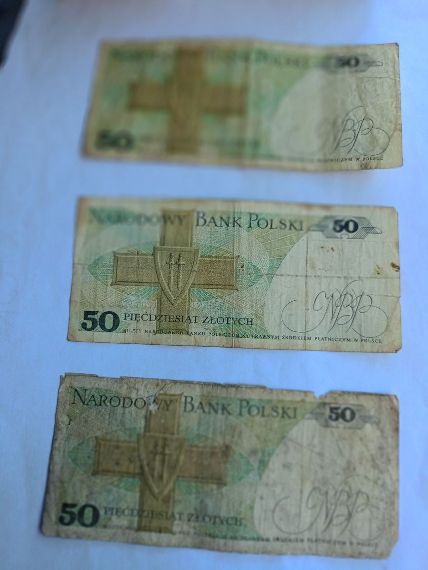 Banknoty PRL 13 sztuk