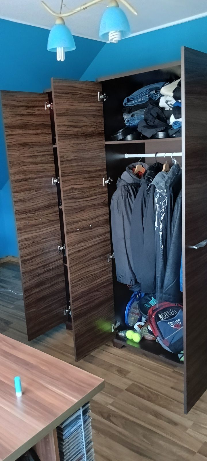 Komplet-Szafa + Szafka jedno drzwiowa/przystawka