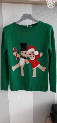 Sweter damski świąteczny S
