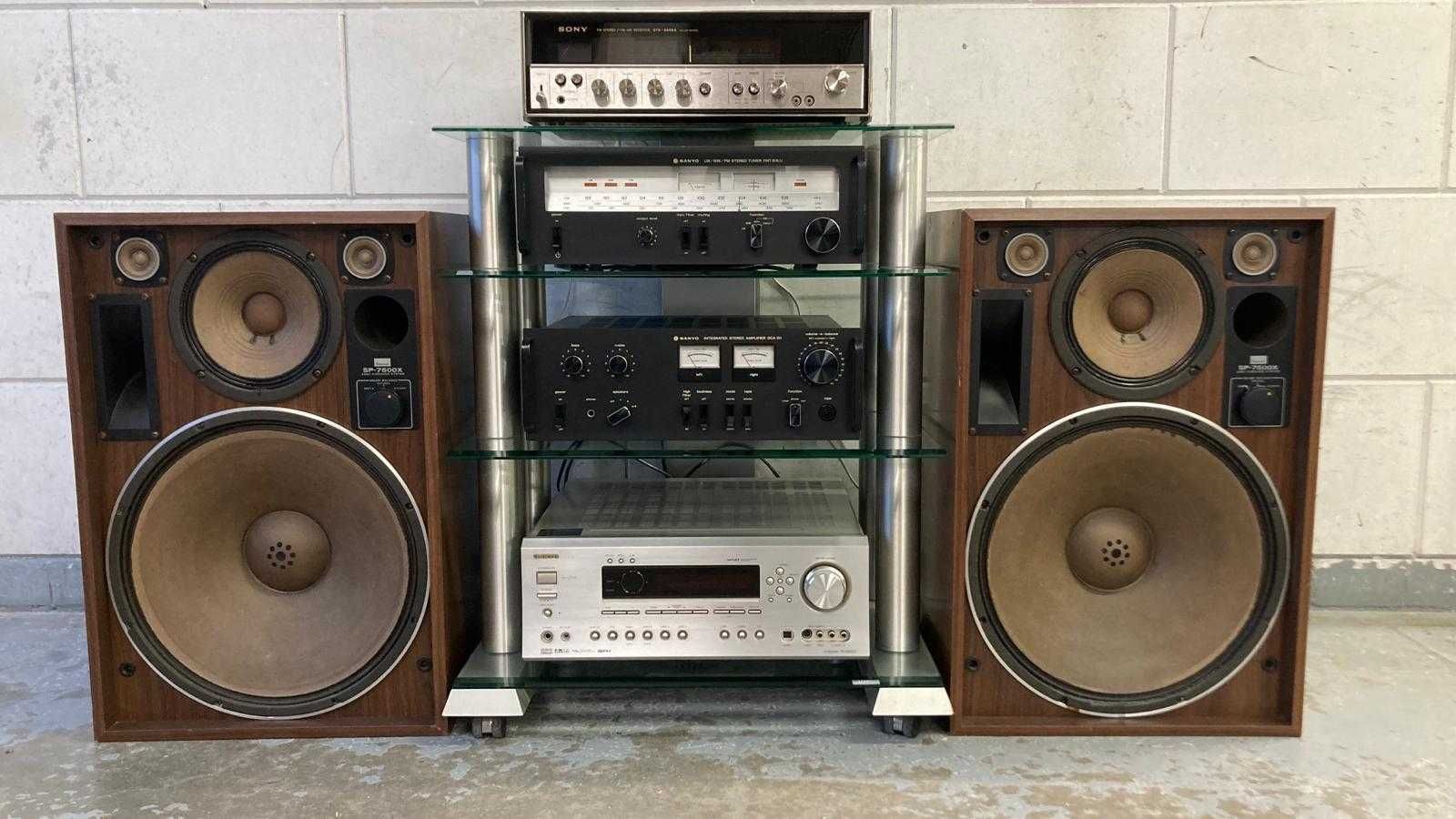 Kolumny vitnage stereo Hi-Fi  SANSUI SP-7500X TYLKO DLA ORŁÓW