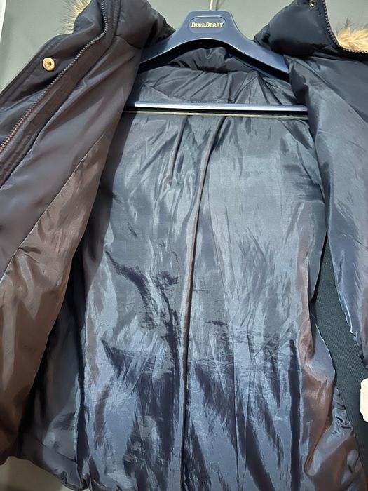 Kispo azul com capuz - Mulher