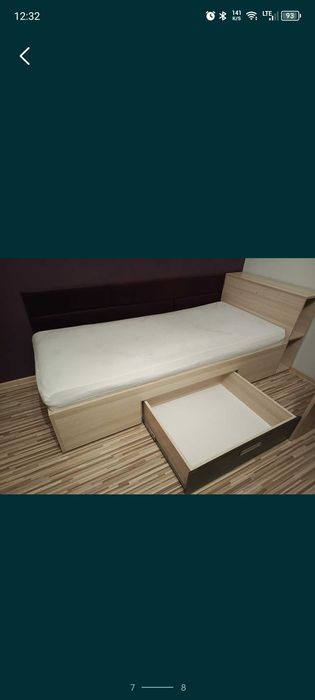 Komplet biurko i łóżko