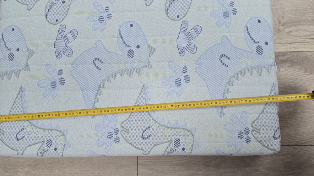 Dziecięcy Materac piankowy MELODY FDM 160x80 cm DINO zdejmowany pokrow