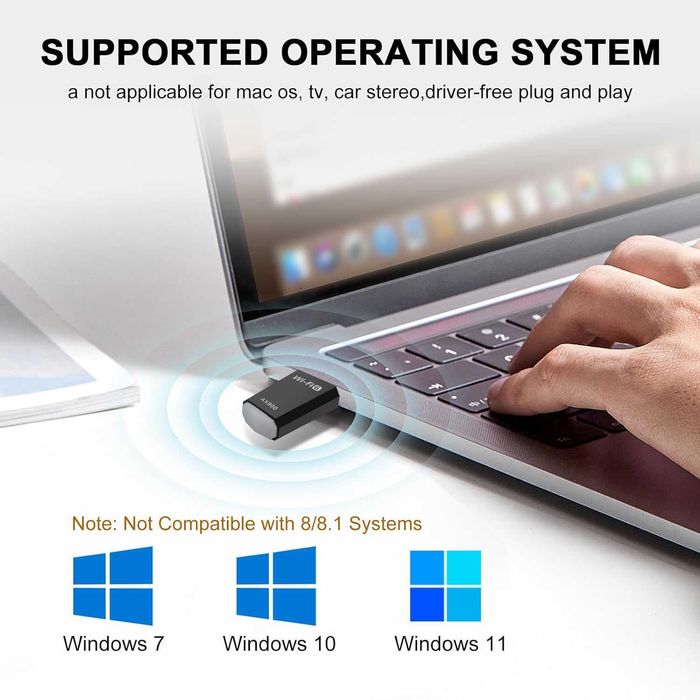 Pendrive WiFi do PC AX900 Mbs Dual Band Internet Stick 5,8 GHz/2,4 GHz