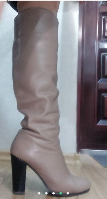 Шкіряні чоботи зима