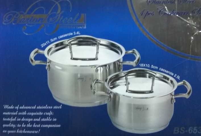 Komplet garnków garnki Barton Steel 4el