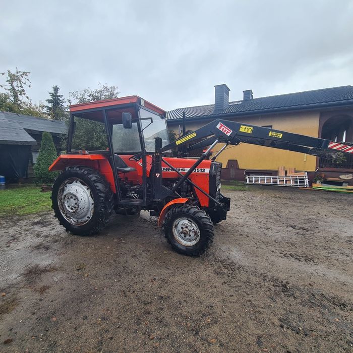 Massey Ferguson 255 z turem. Ursus 3512.  2sztuki