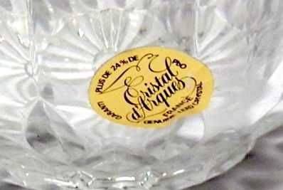 Bomboneira de cristal, da Cristal d'Arques. Envio grátis.