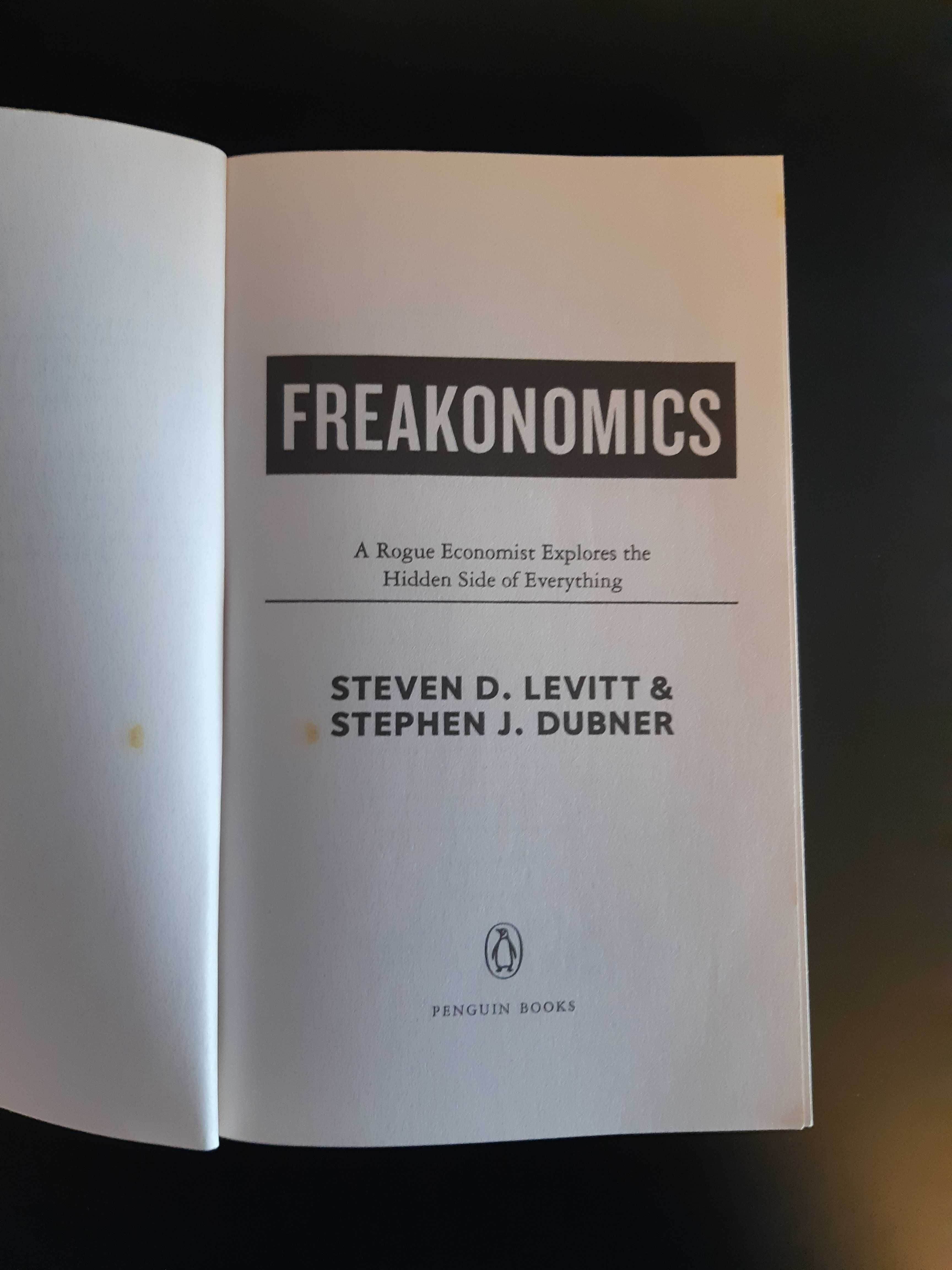 Freakonomics, Steven D. Levitt & Stephen J. Dubner