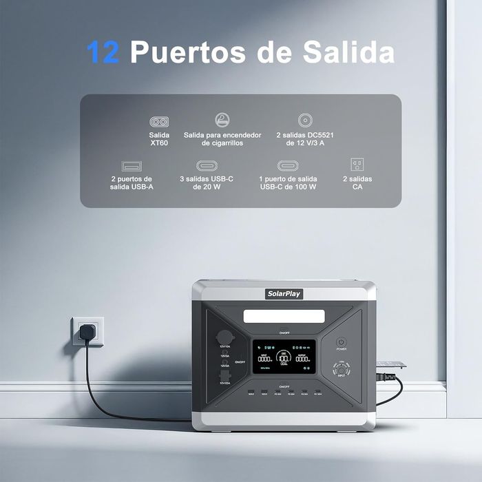 Powerstation SolarPlay  2160wh 2400w