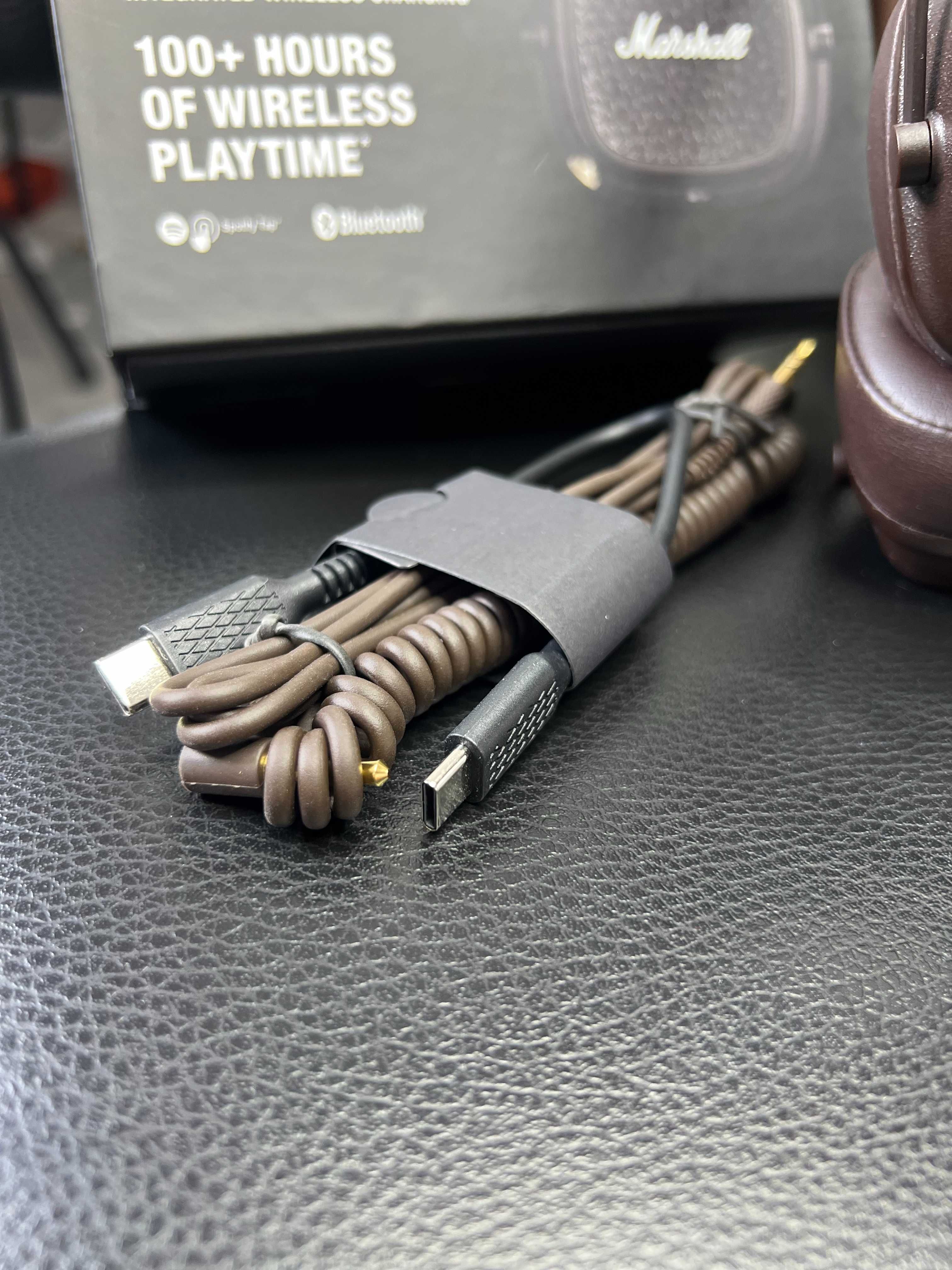 Marshall Major 5 Brown — Безпровідні Навушники з Тривалою Роботою