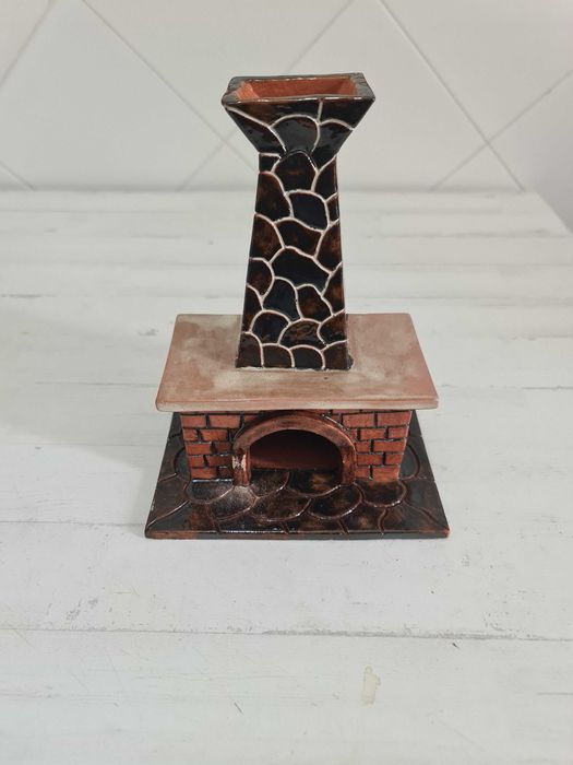 Forno Lareira Decorativo em Barro Antigo