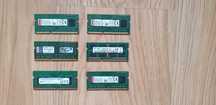 Várias memorias ram DDR
