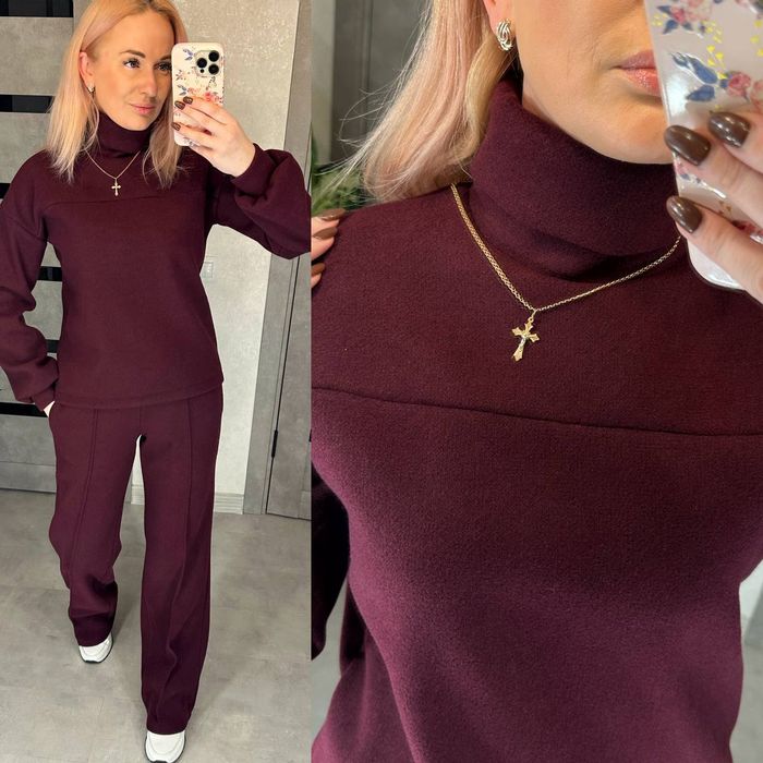 Стильний жіночий костюм двійка  з ангори .42-44,46-48,50-52