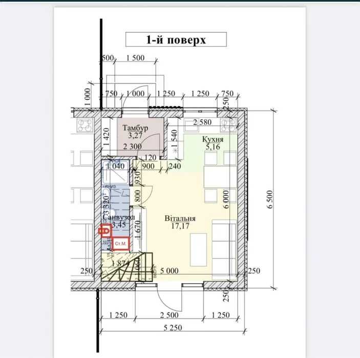 2х поверховий Таунхаус в с. Білогородка 79м² готовий, крайній