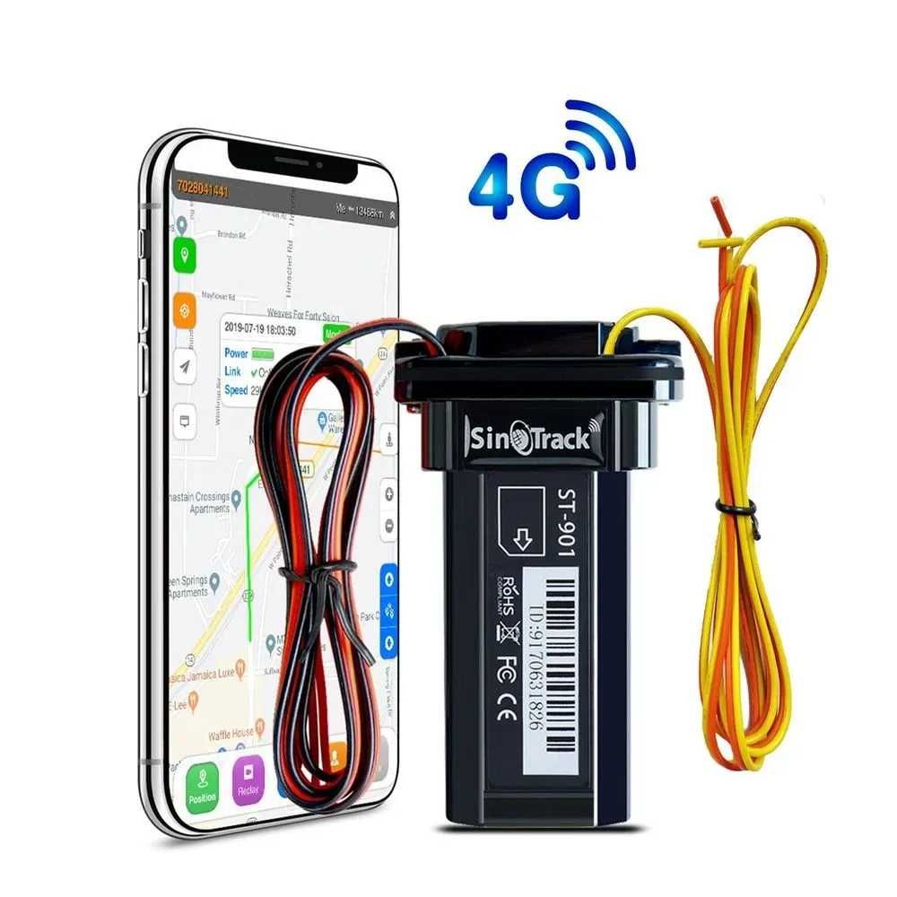 GPS 4G para Carro/Moto com Alarme, Motor Remoto e APP