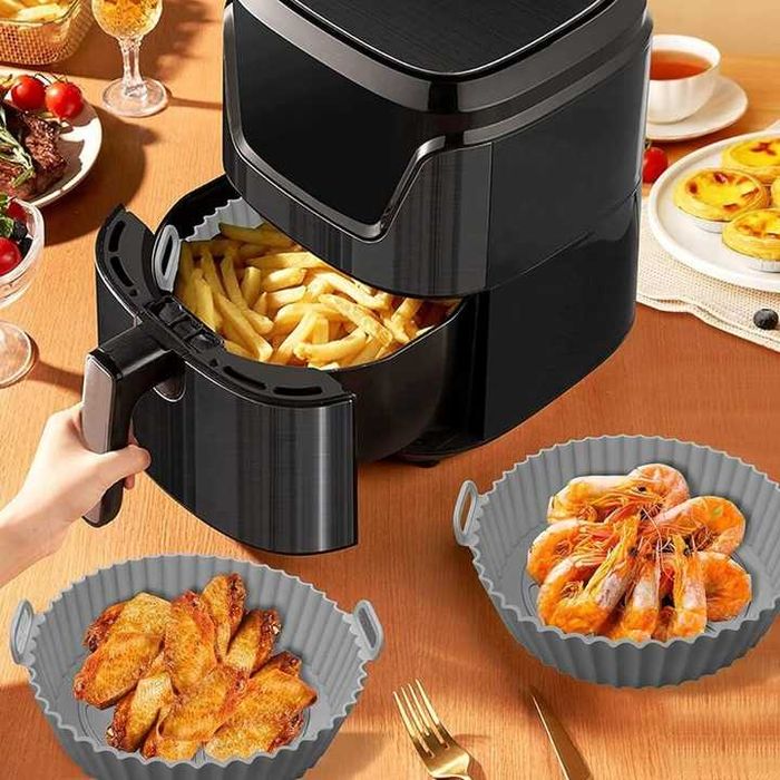 FOREMKA Silikonowa Wkład AIR FRYER Frytkownica BEZTŁUSZCZOWA 16-20cm.
