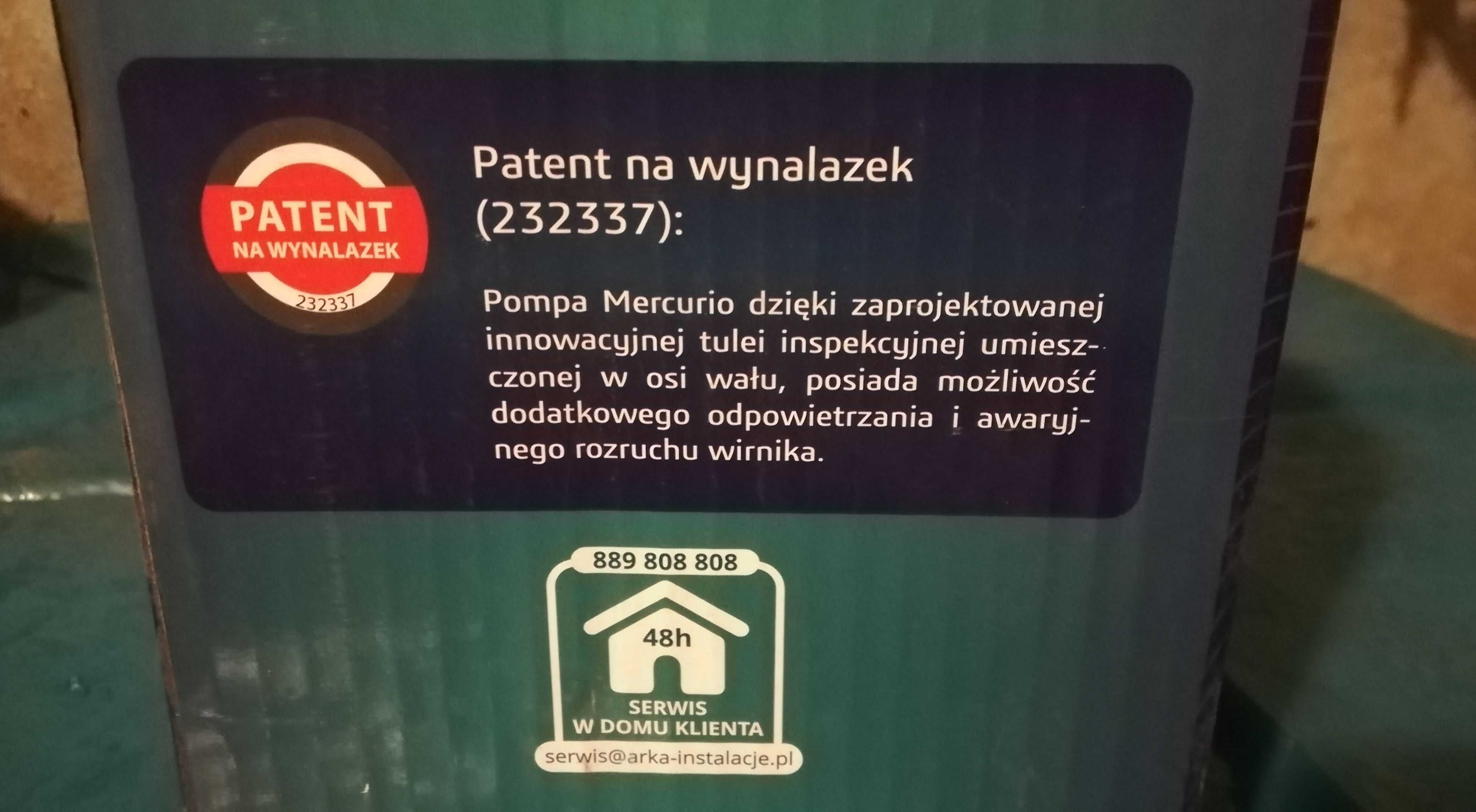 Mercurio pompa elektroniczna 25/60 180 mm NOWA