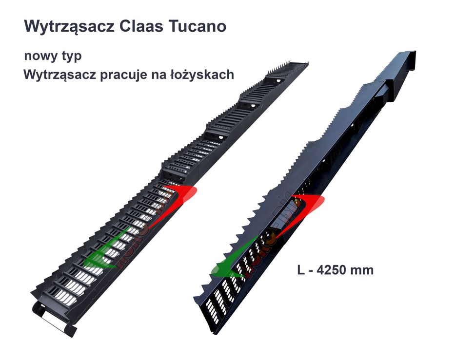 Wytrząsacz Claas Tucano n/t pracuje na łożyskach