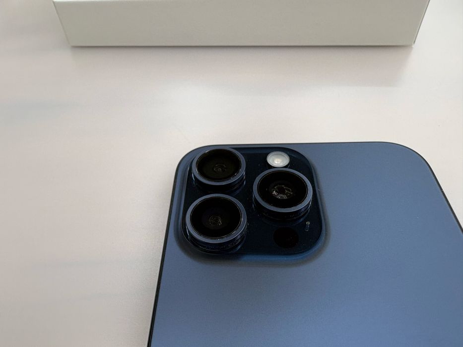 iPhone 15 Pro Max 256GB Blue Titanium | stan idealny