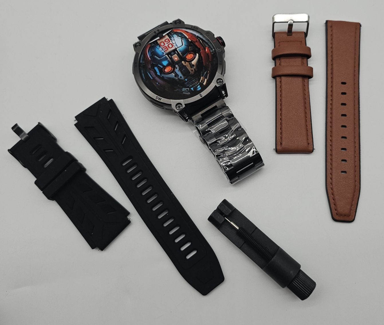 Męski zegarek smart watch duża tarcza