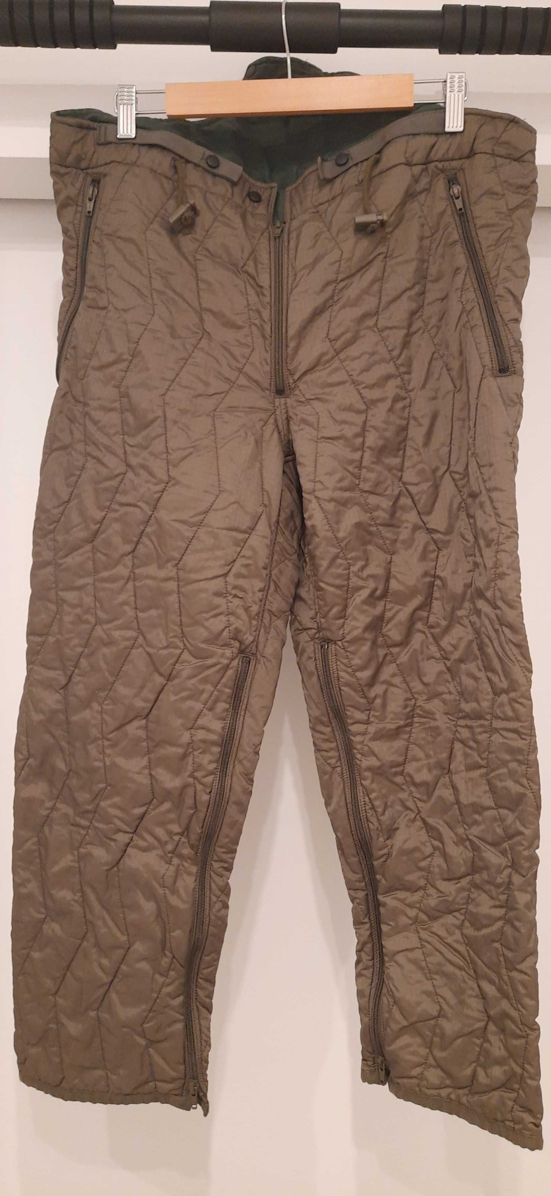 Spodnie Gore-tex Bundeswehra 52/54 ocieplacz 48/50