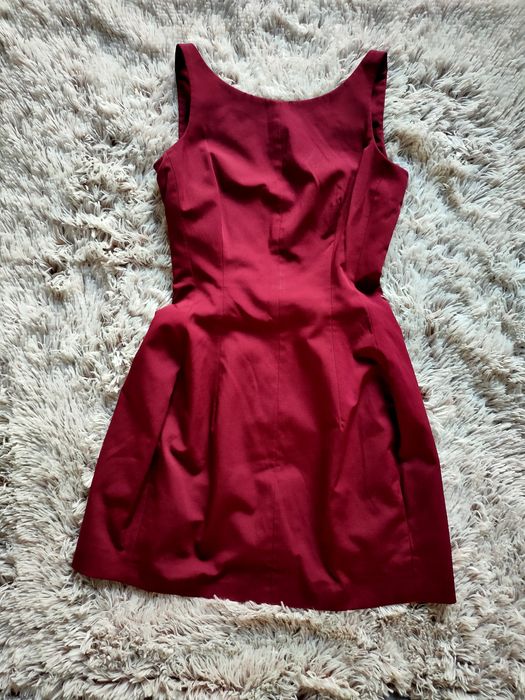 Bordowa sukienka AGGI