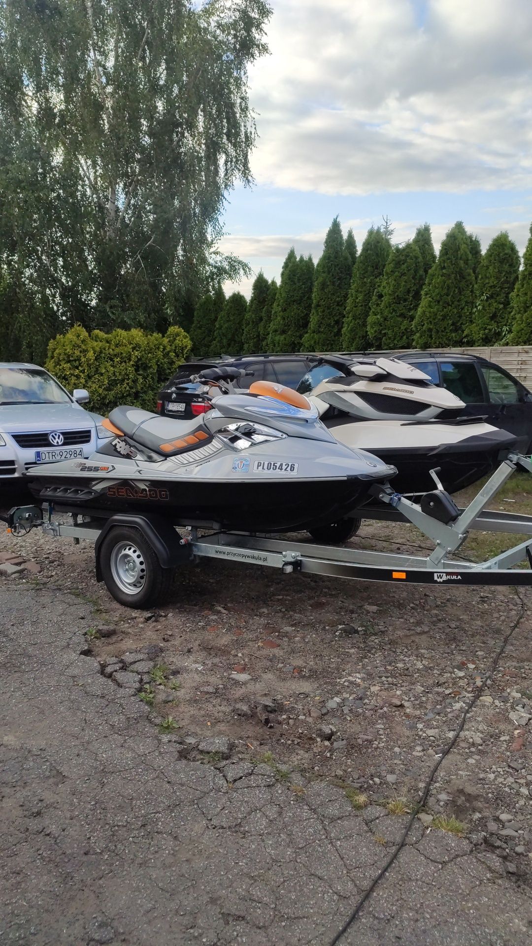 Sea doo rxp gtx przyczepa komplet 2szt