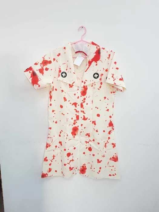Strój przebranie krwawa pielęgniarka zombie rozmiar 42 44. AF015