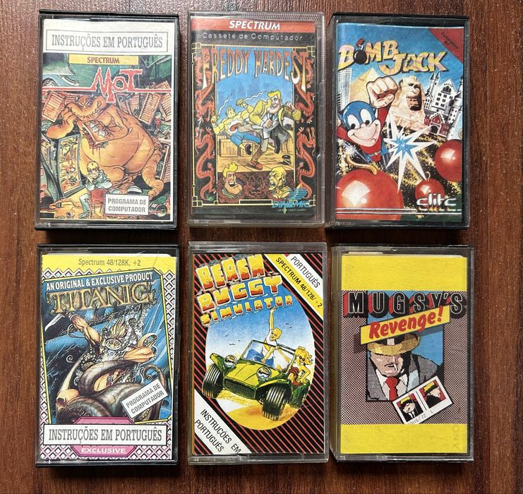 Lote de 114 jogos ZX Spectrum