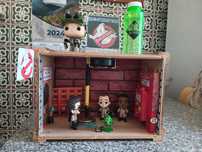 Diorama do quartel dos Ghostbusters