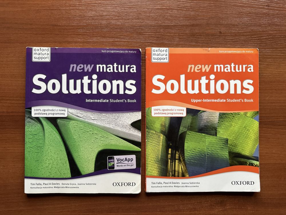 New Matura Solutions podręcznik do języka angielskiego Oxford
