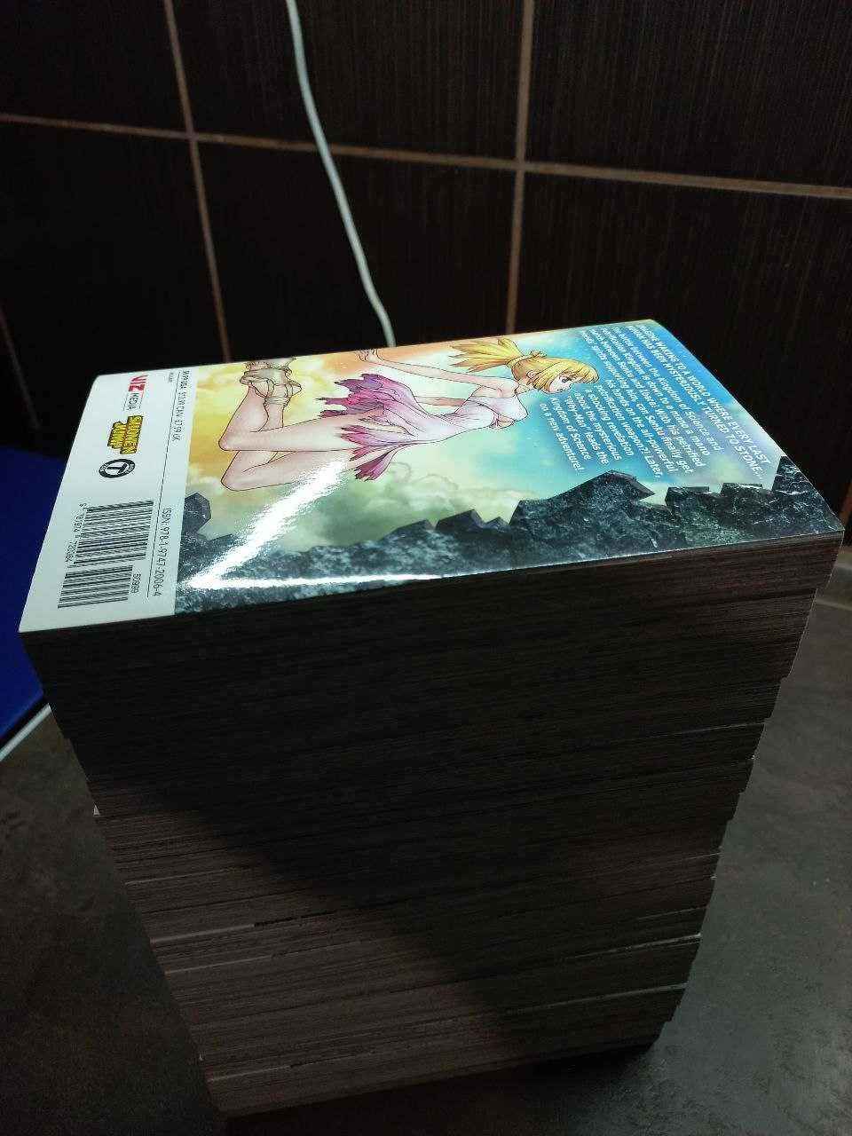 манга «Dr. Stone» (Доктор Стоун). 1-16 томи + спін-оф. англійська мова