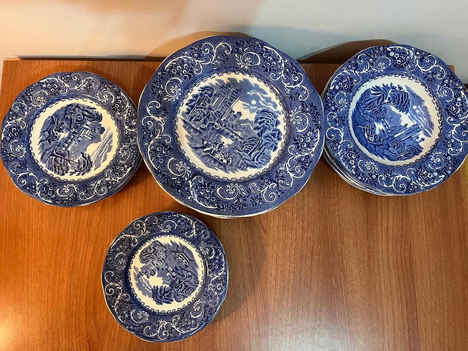 Serviço de Jantar - loiça inglesa - ENOCH WEDGWOOD "River Scene"