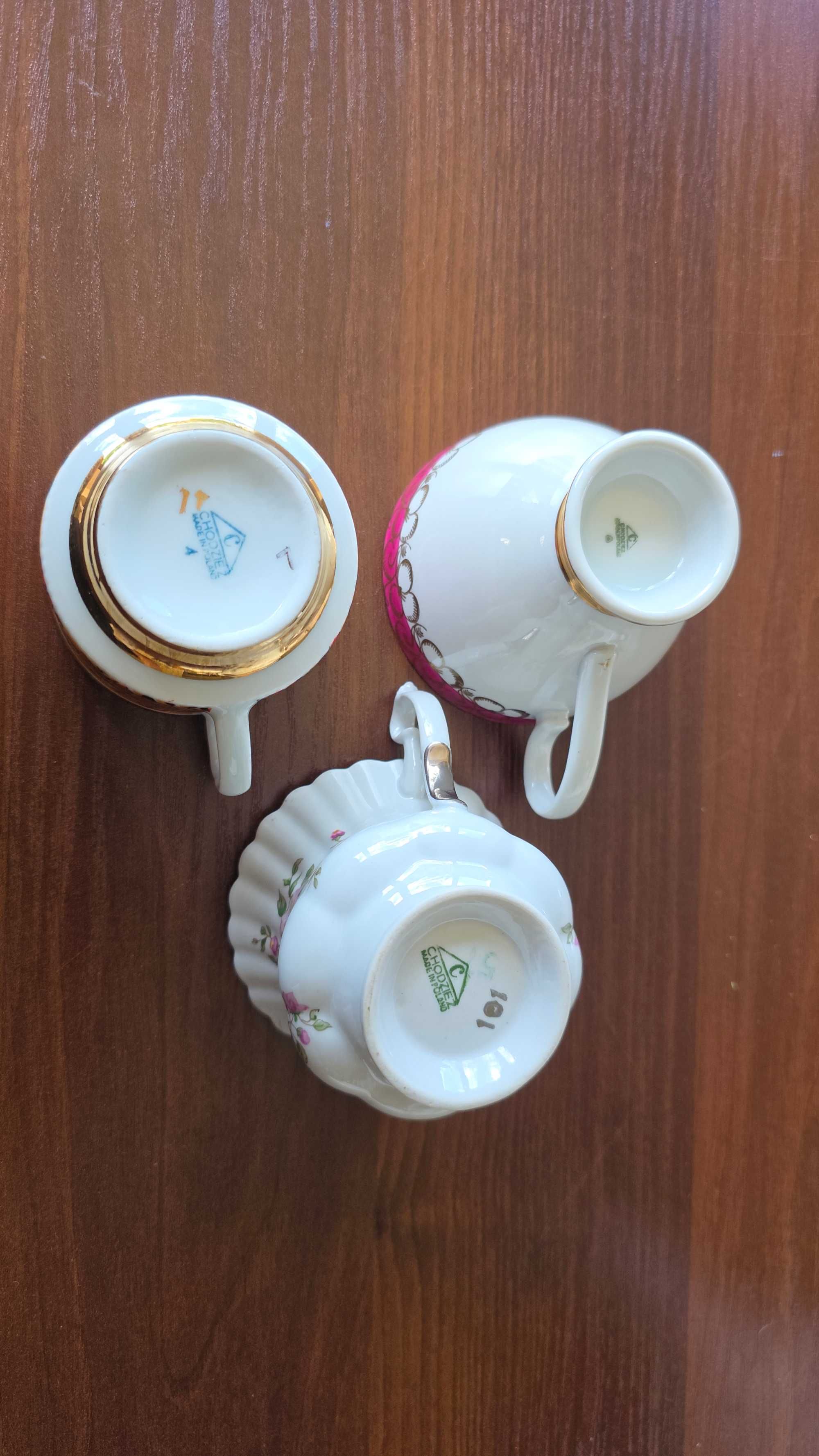 Na sprzedaż 3 filiżanki z porcelany Chodzież