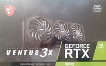 Nova GPU Placa Gráfica MSI GeForce RTX 3080 Ventus 3X 10G OC LHR