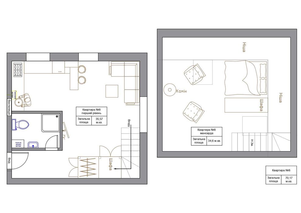 Продаж квартир у центрі міста Миронівка.