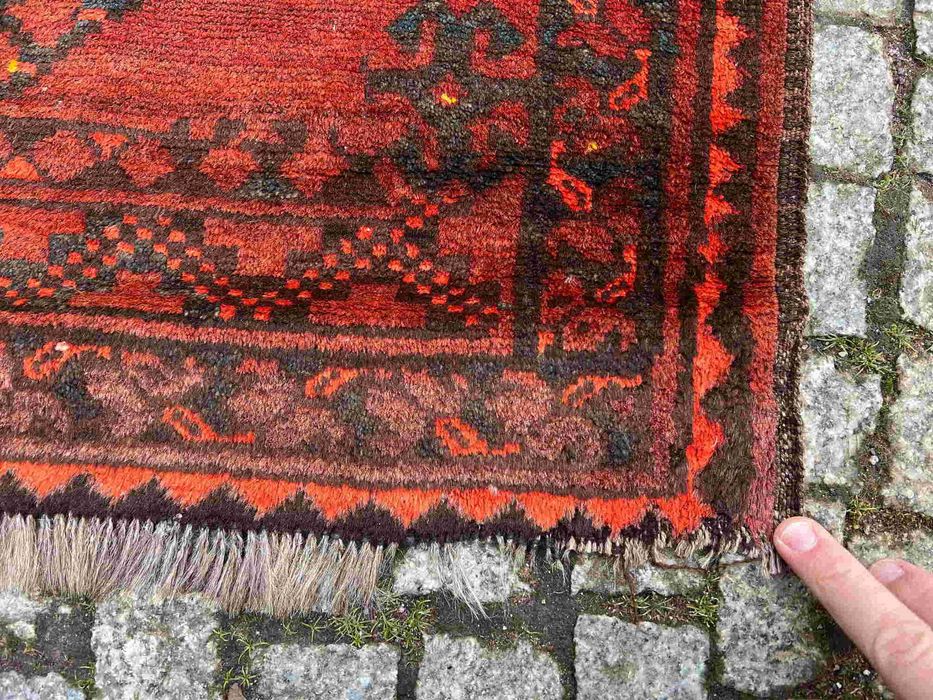 XIX wieczny kobierzec Afgan 215x135 galeria 13 tys