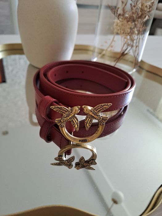 Pasek Pinko czerwony S