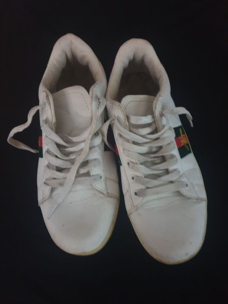 sneakersy biale Gucci