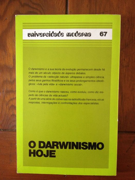 AAVV - O Darwinismo hoje
