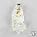 Pia de Água Benta porcelana Vieux Paris L&M, séc. XIX