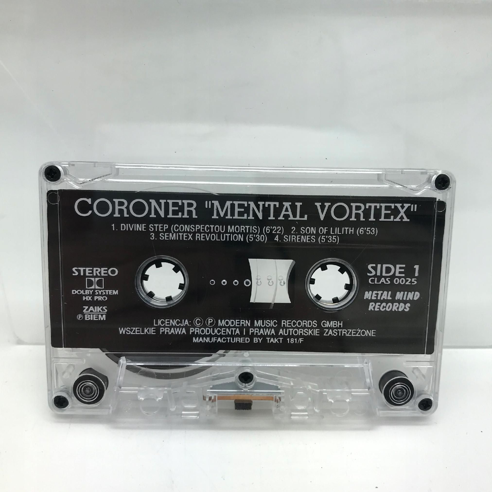 kaseta - coroner - mental vortex