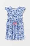 H&M Wzorzysta sukienka z dżerseju 134/140