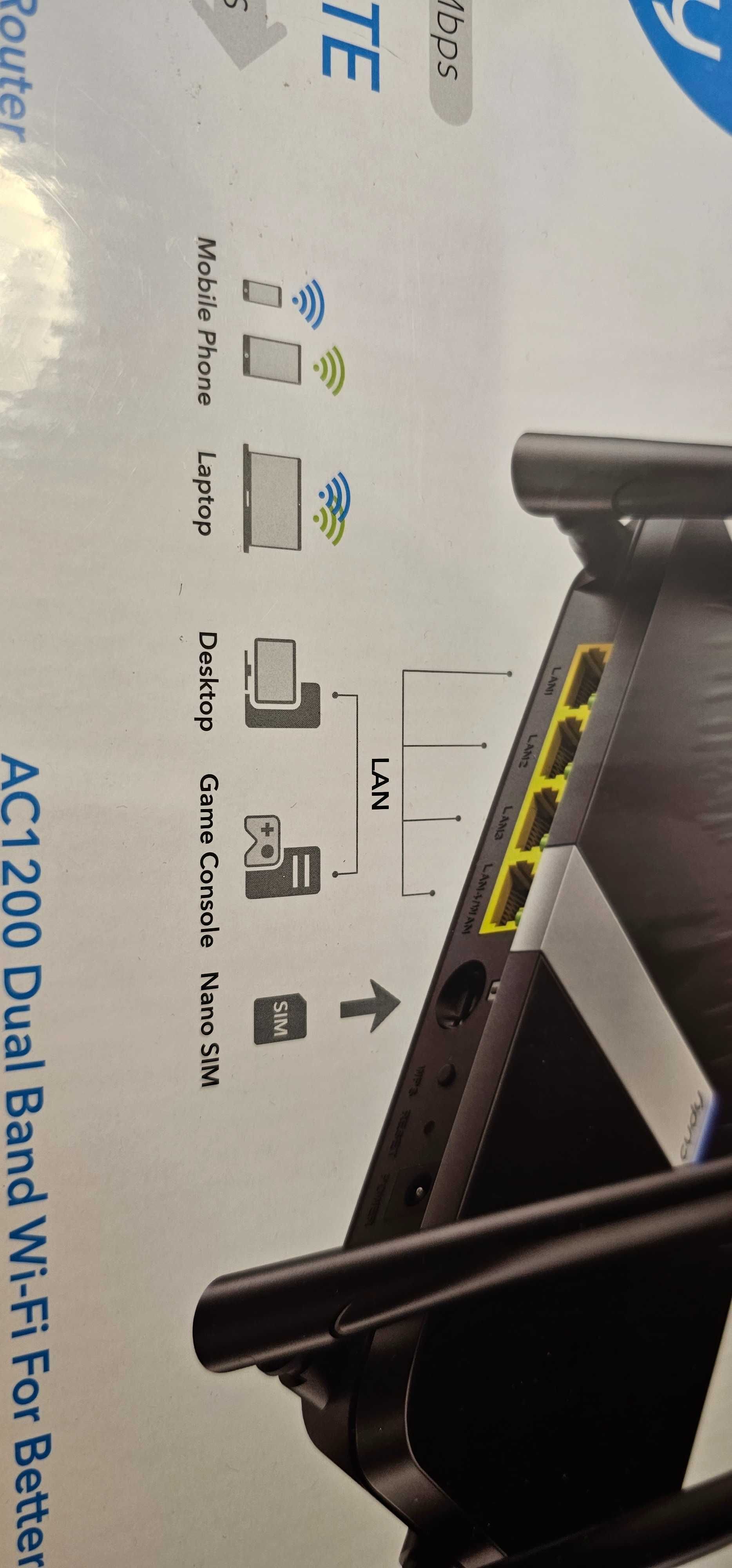 Router CUDY LT500D Wi-Fi 5 AC1200