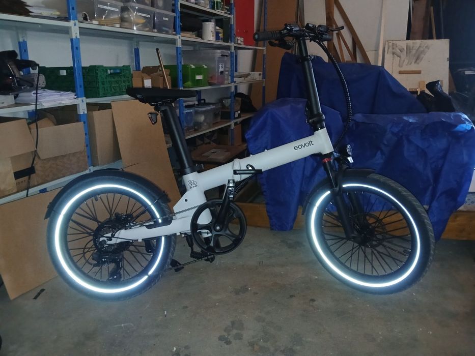 Bicicleta eletrica com garantia 100% nova e dobrável EOVOLT